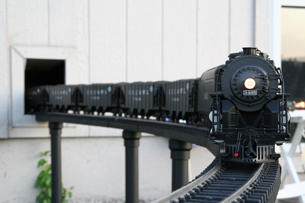 Garden railroad track expansion
